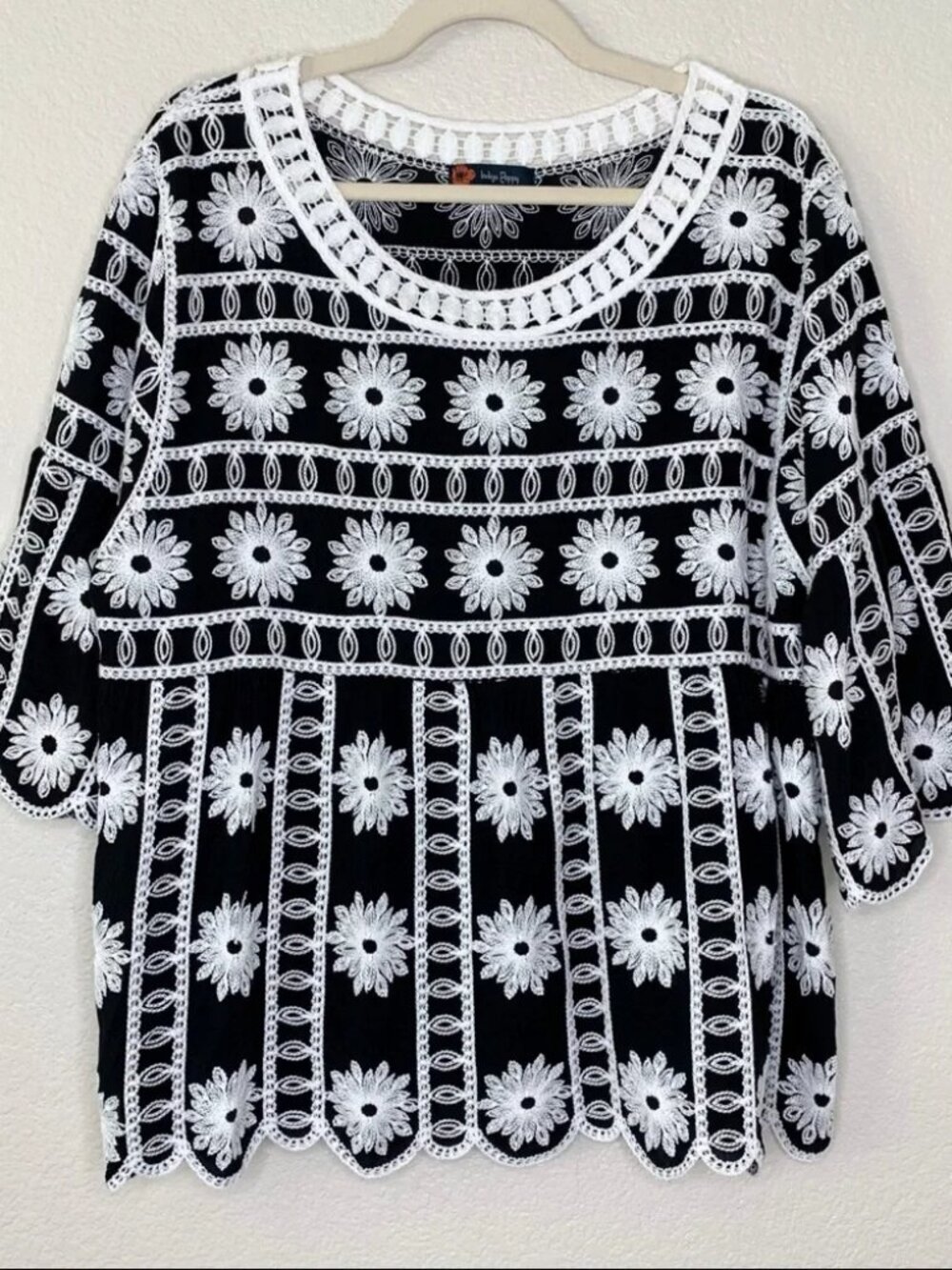 Indigo Poppy Designer Top